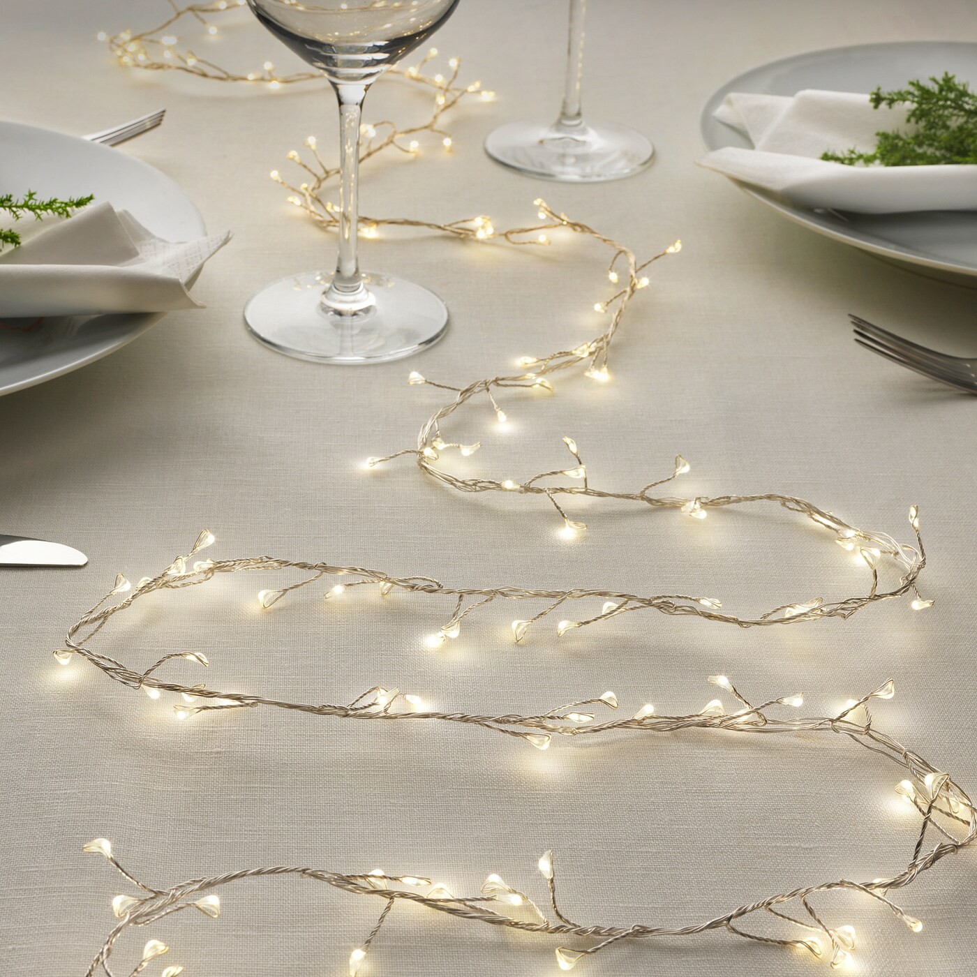 STRÅLA LED lighting chain with 160 lights