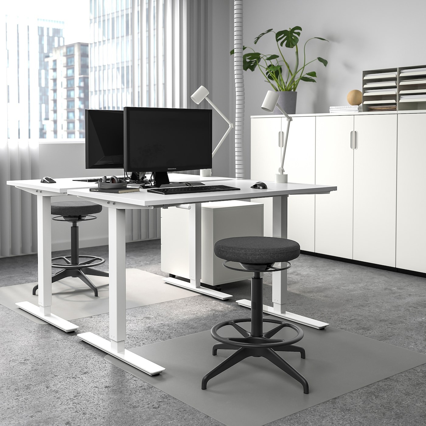 SKARSTA / TROTTEN Desk sit/stand