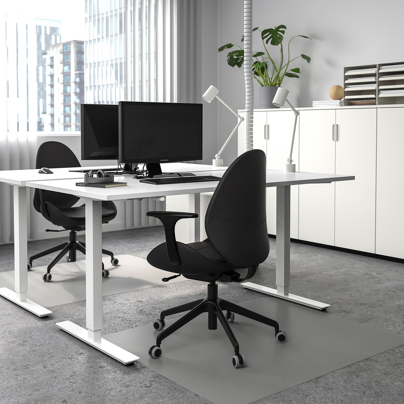 SKARSTA / TROTTEN Desk sit/stand