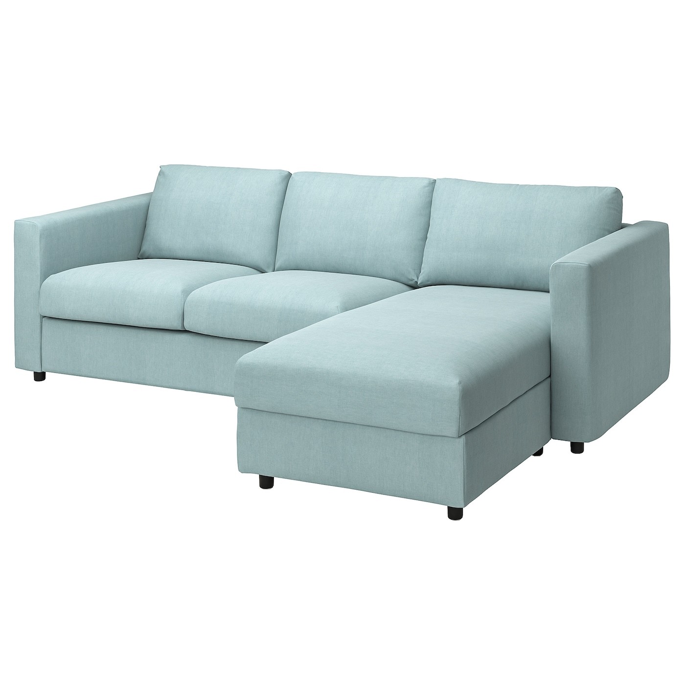 VIMLE Cover 3-seat sofa w chaise longue