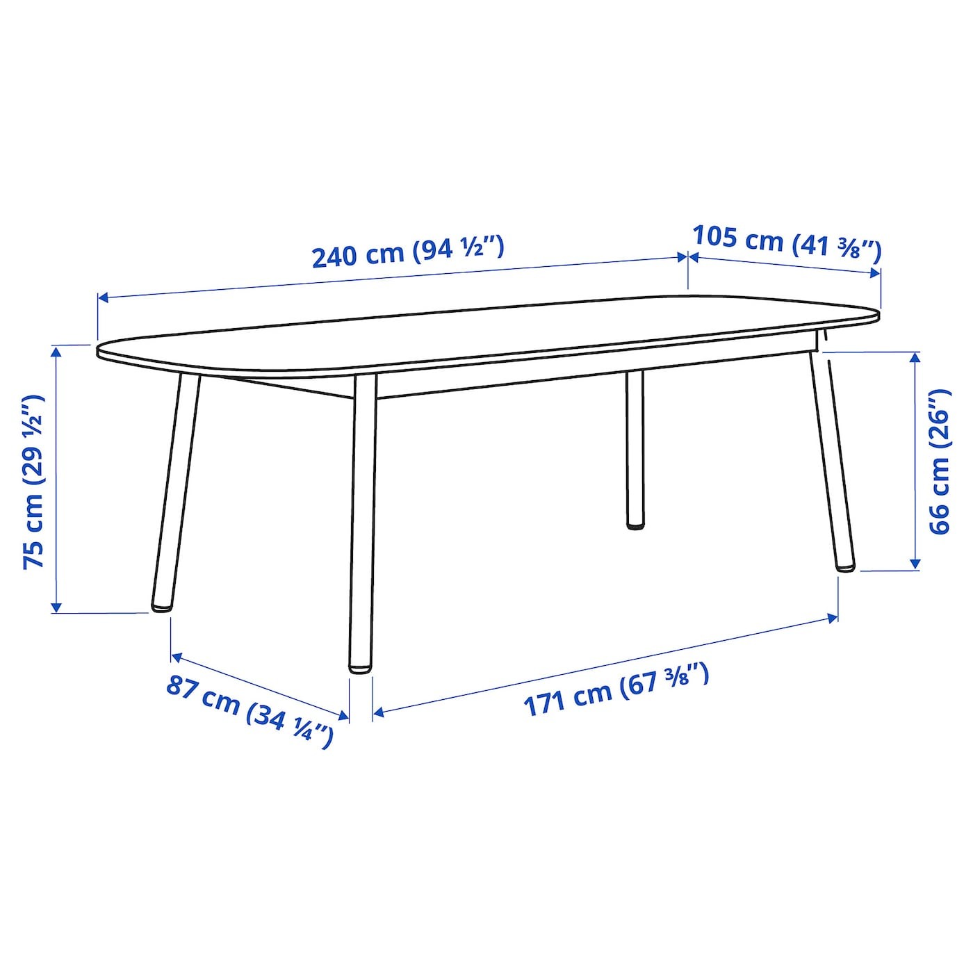 VEDBO Dining table