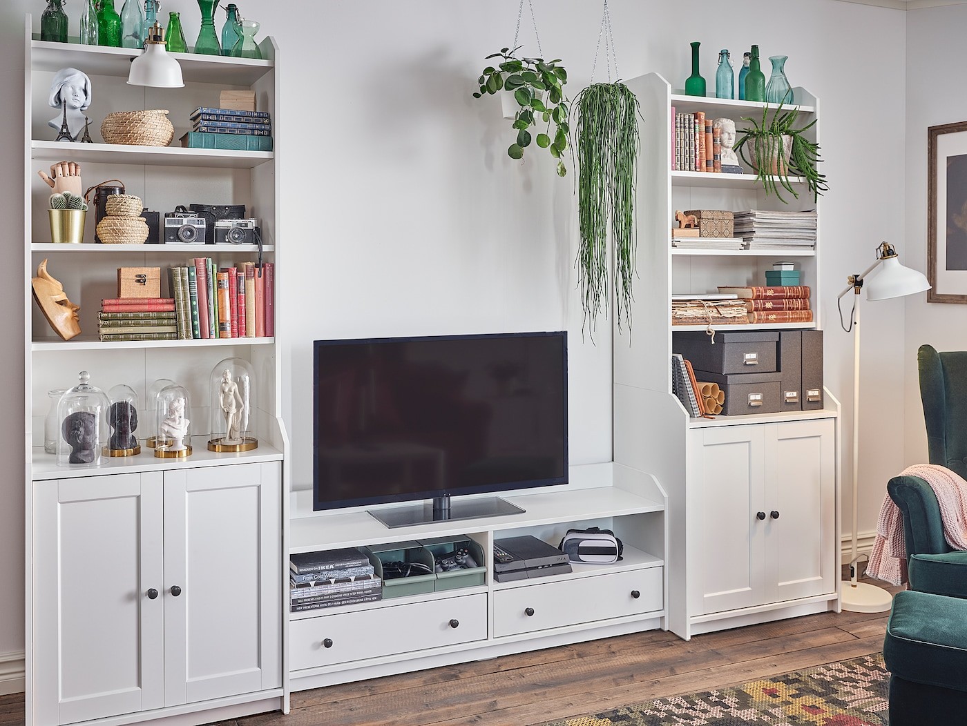 HAUGA TV/storage combination