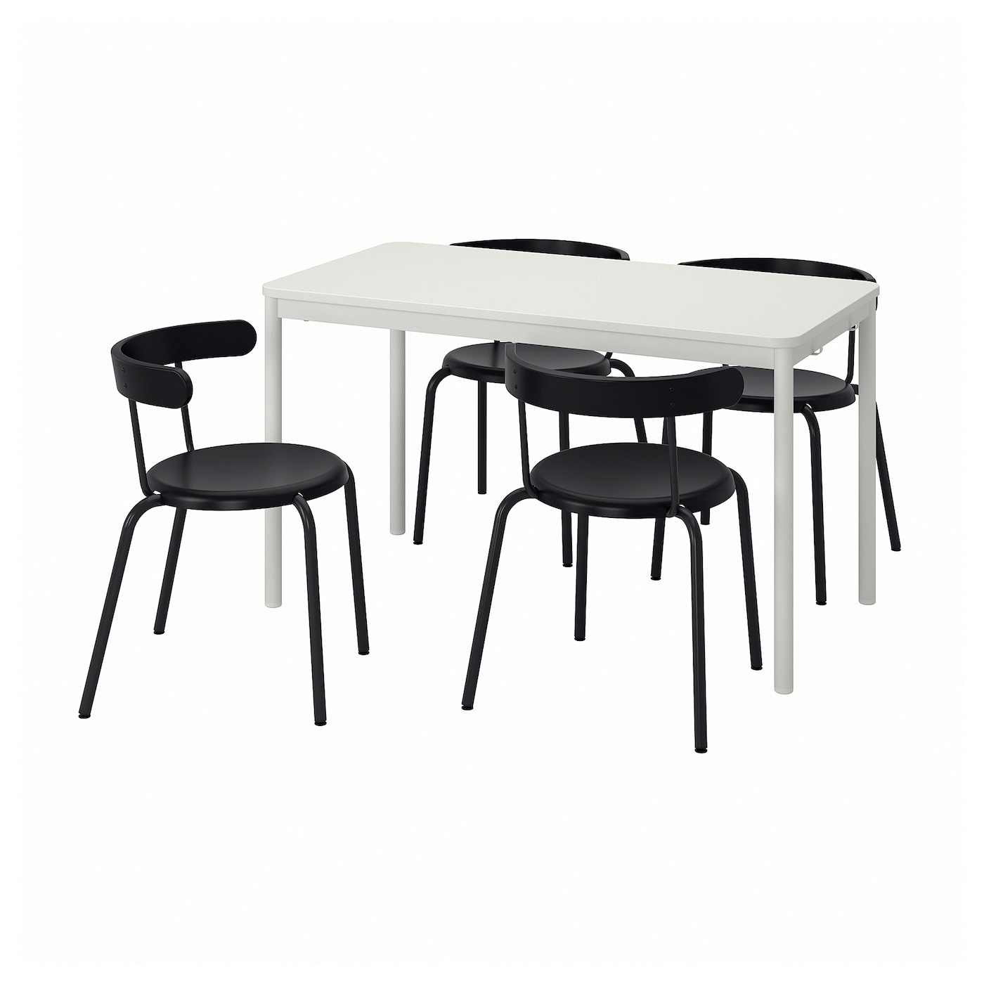 TOMMARYD / YNGVAR Table and 4 chairs