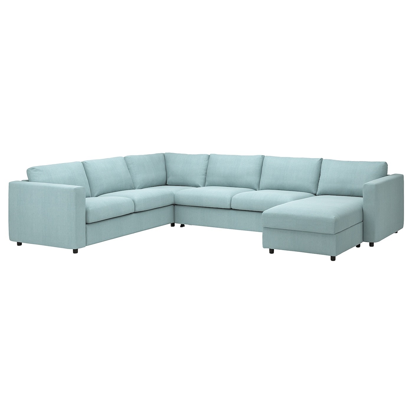 VIMLE Cvr crnr sofa-bed 5-seat w chs lng