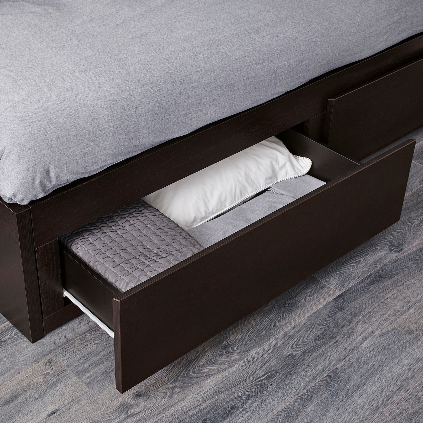 FLEKKE Day-bed frame with 2 drawers