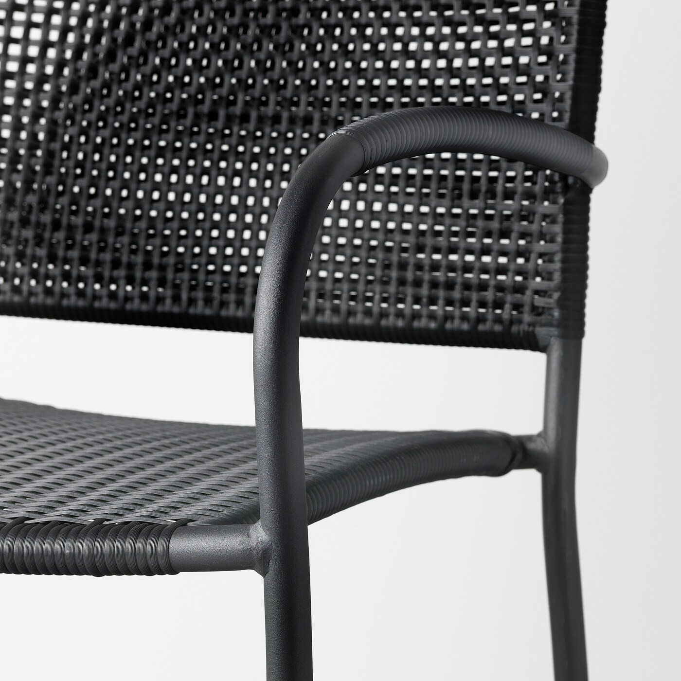LÄCKÖ Chair with armrests, outdoor