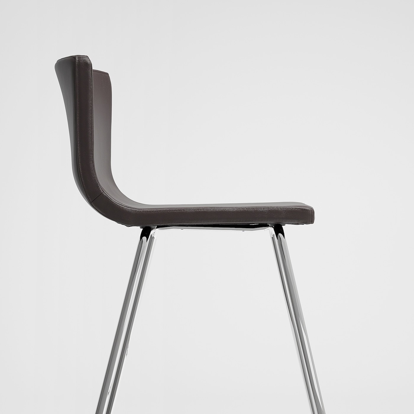 BERNHARD Bar stool with backrest