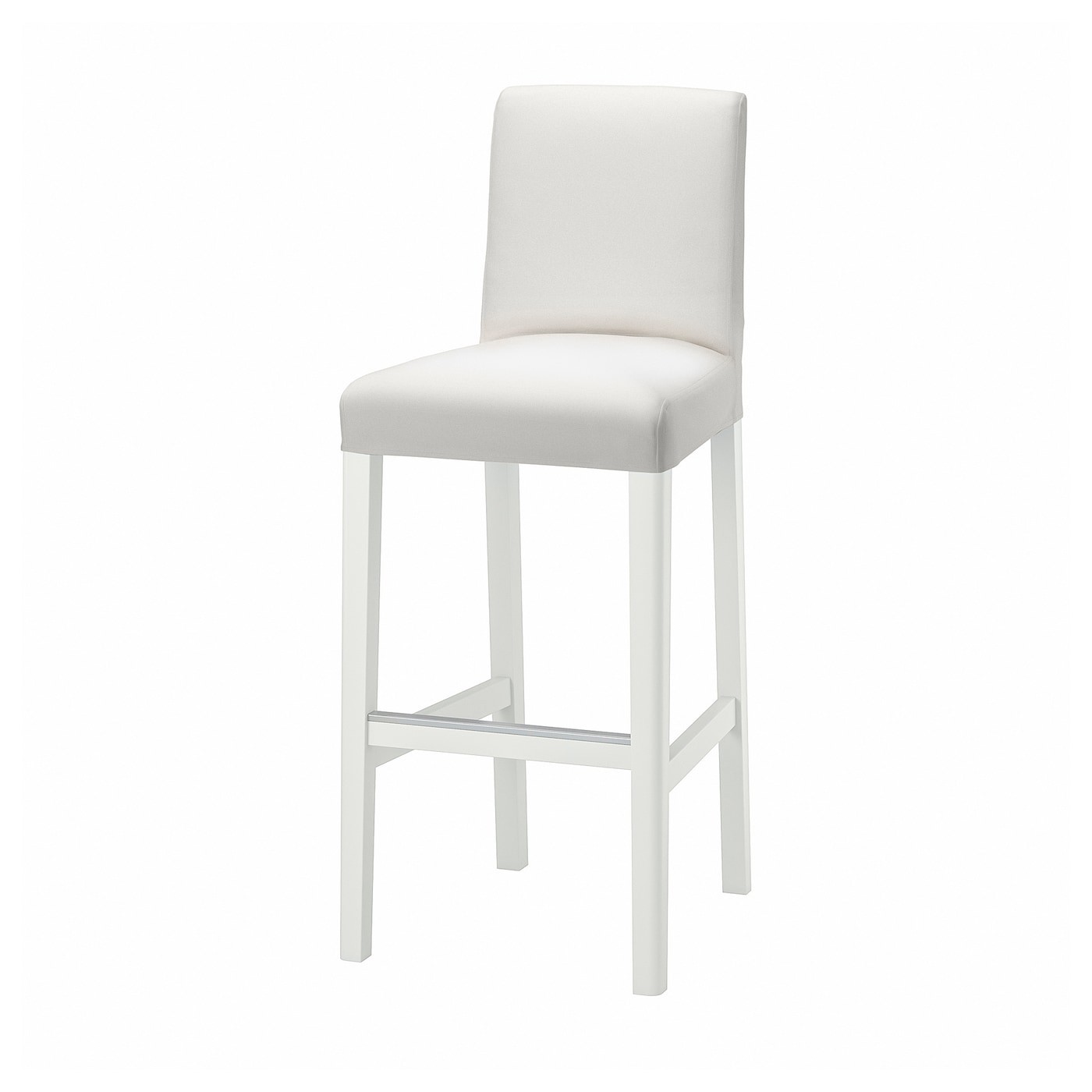 BERGMUND Bar stool with backrest