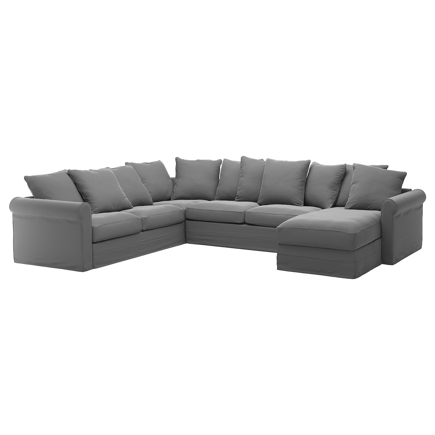 GRÖNLID Cvr crnr sofa, 5-seat w chaise lng