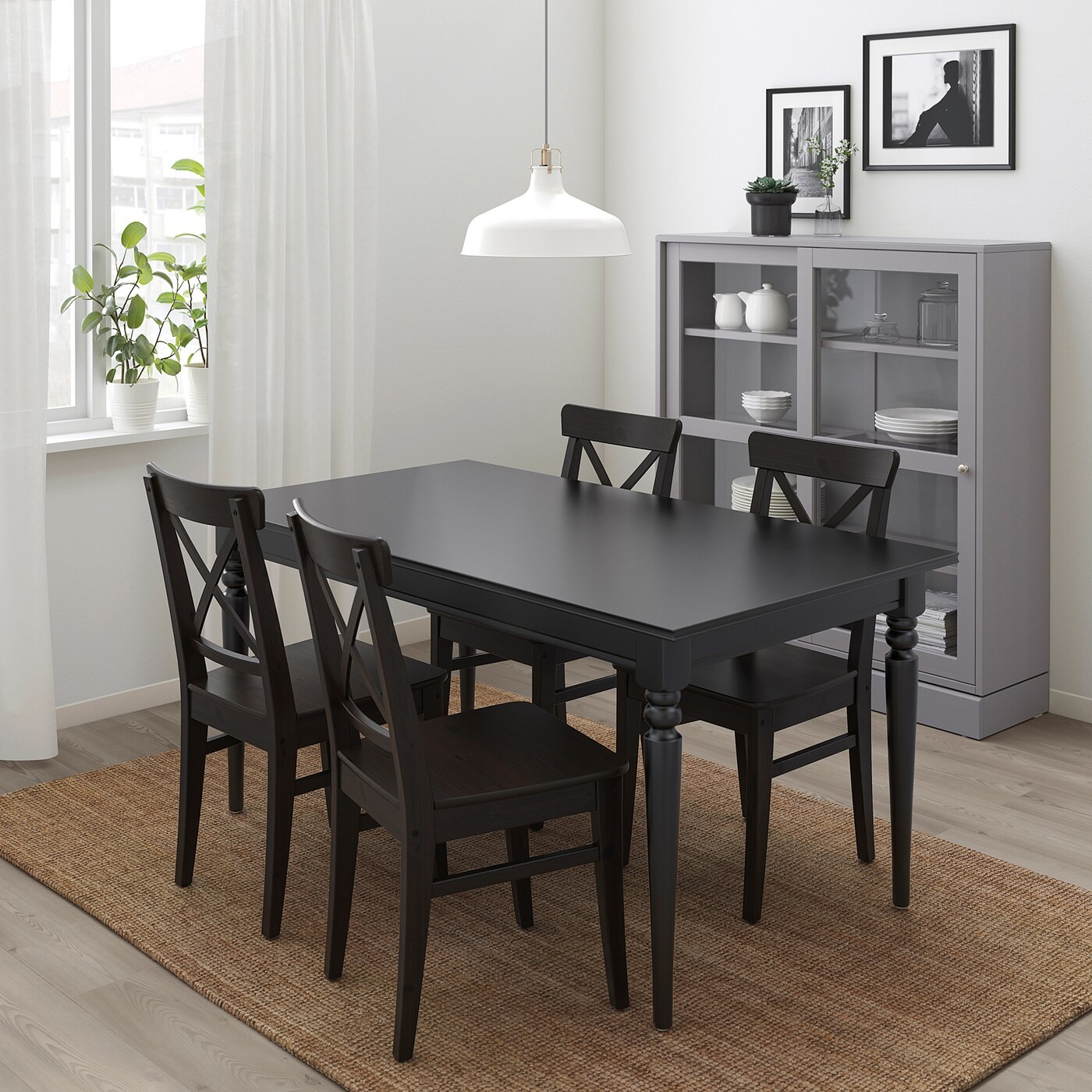 INGATORP / INGOLF Table and 4 chairs