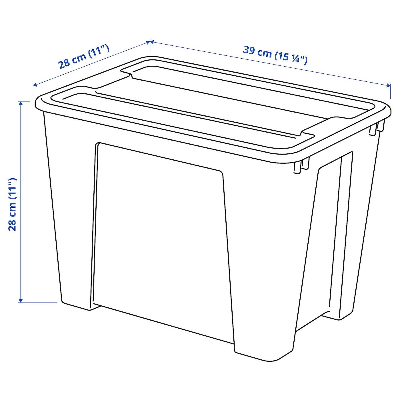 SAMLA Box with lid