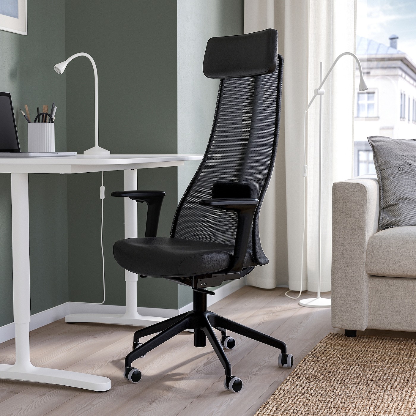 JÄRVFJÄLLET Office chair with armrests