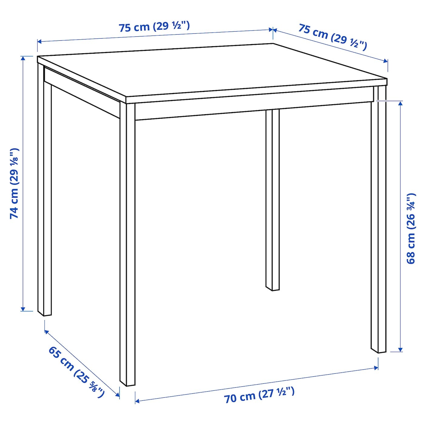 MELLTORP / TEODORES Table and 2 chairs