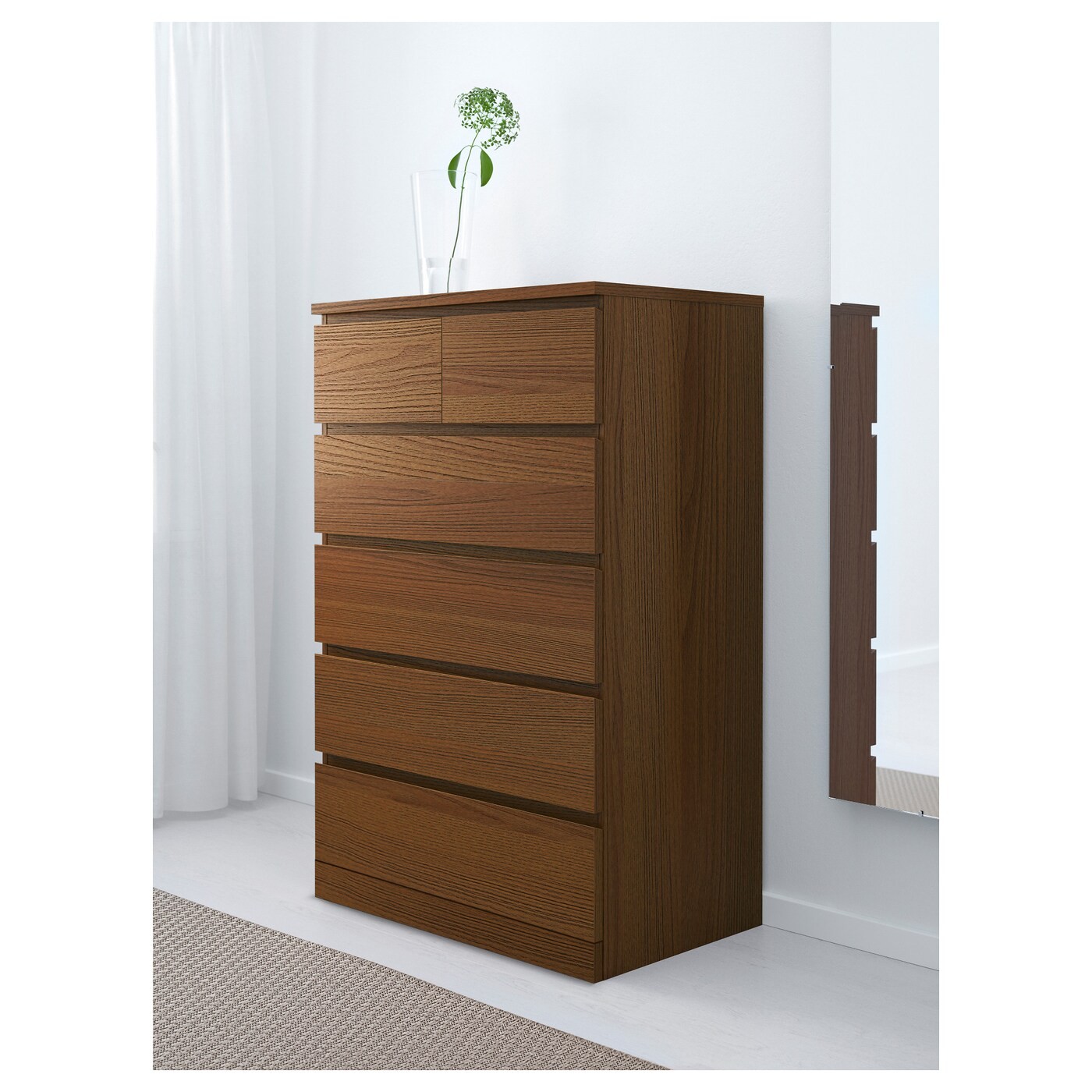 MALM Chest of 6 drawers