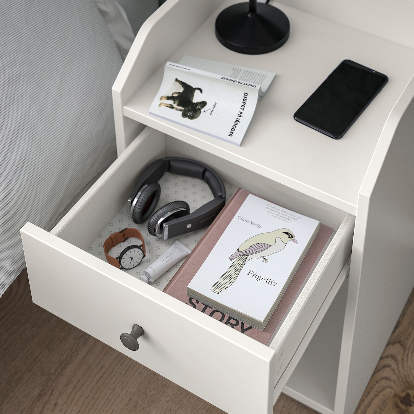 HAUGA Bedside table