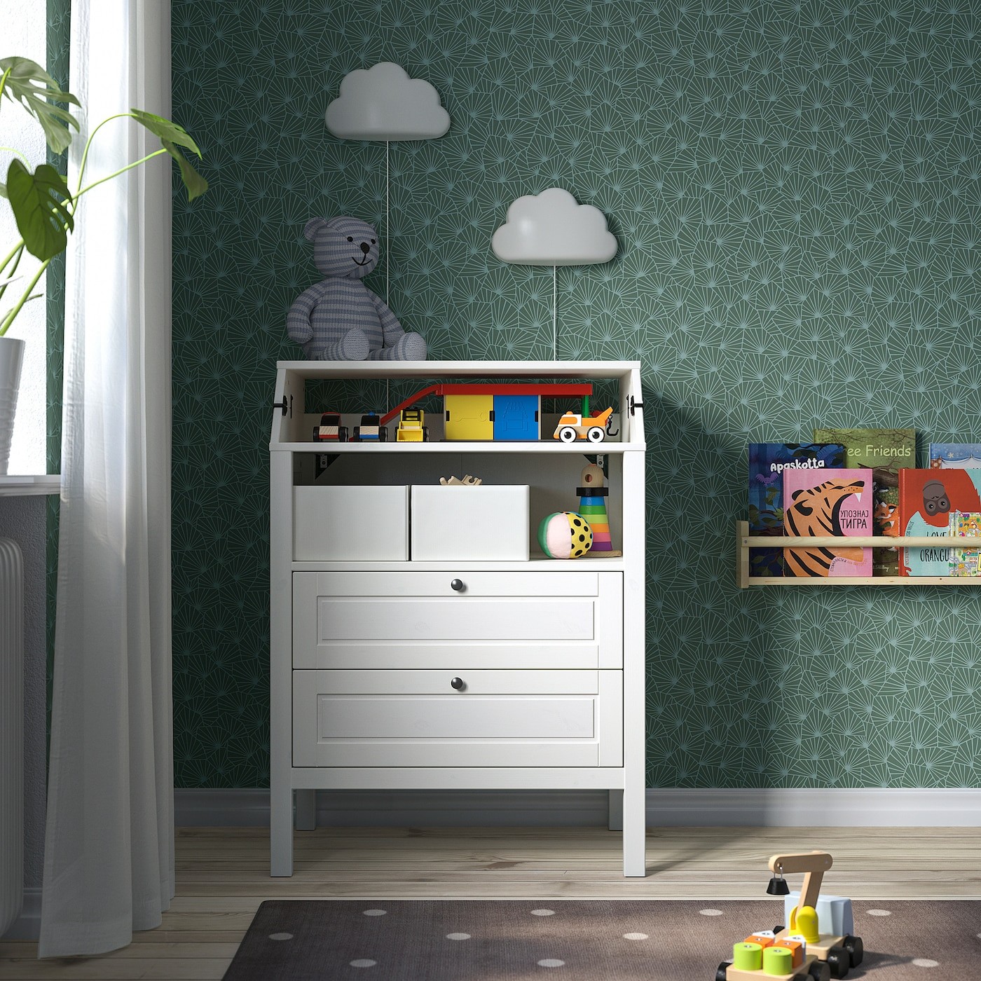 SUNDVIK Changing table/chest of drawers