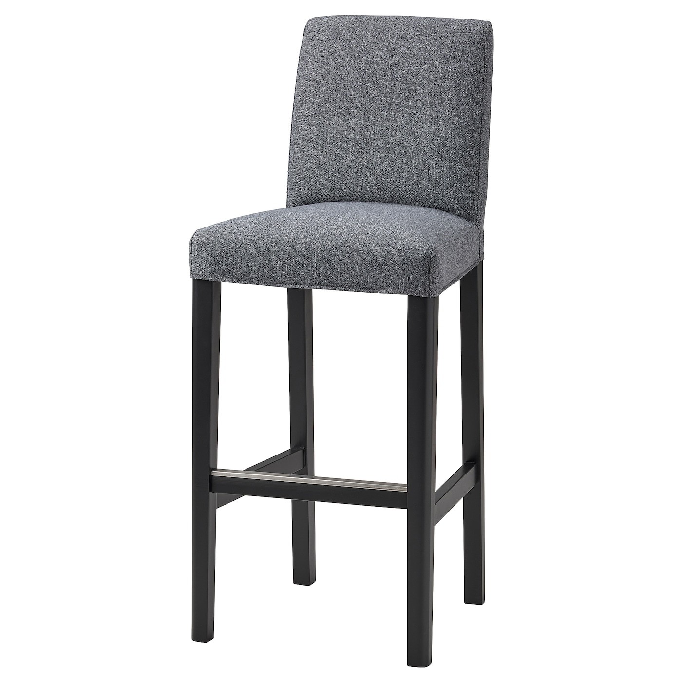 BERGMUND Bar stool with backrest