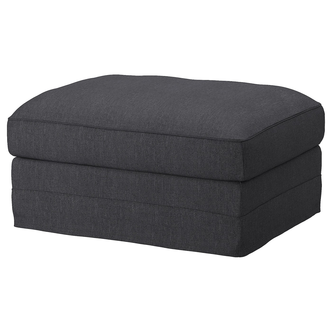 GRÖNLID Cover for footstool with storage