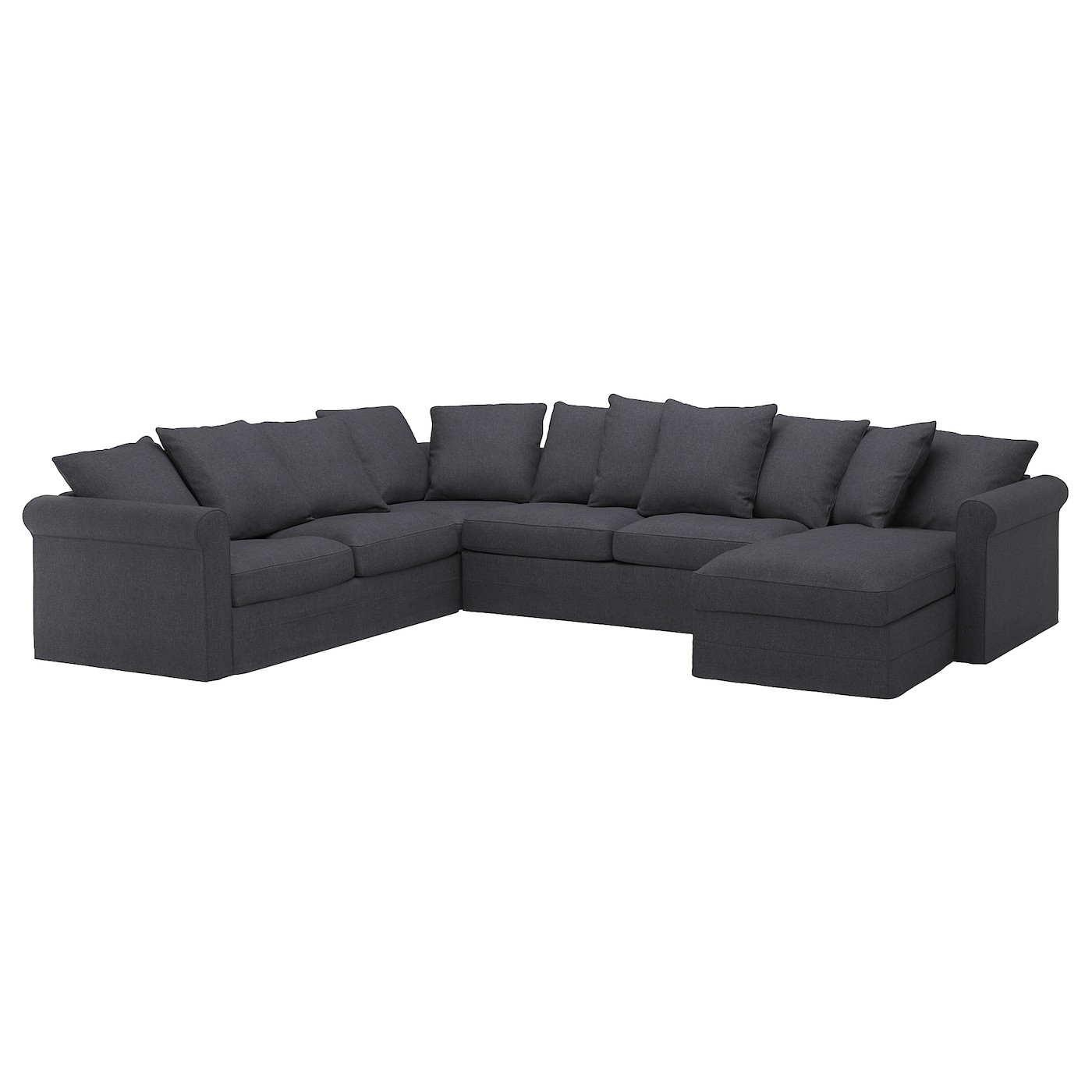 GRÖNLID Cvr crnr sofa-bed 5-seat w chs lng