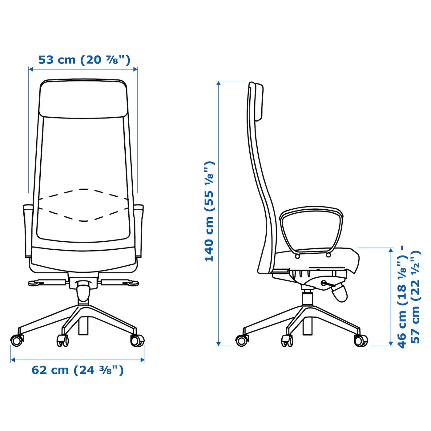 BEKANT/MARKUS / EKET Desk and storage combination