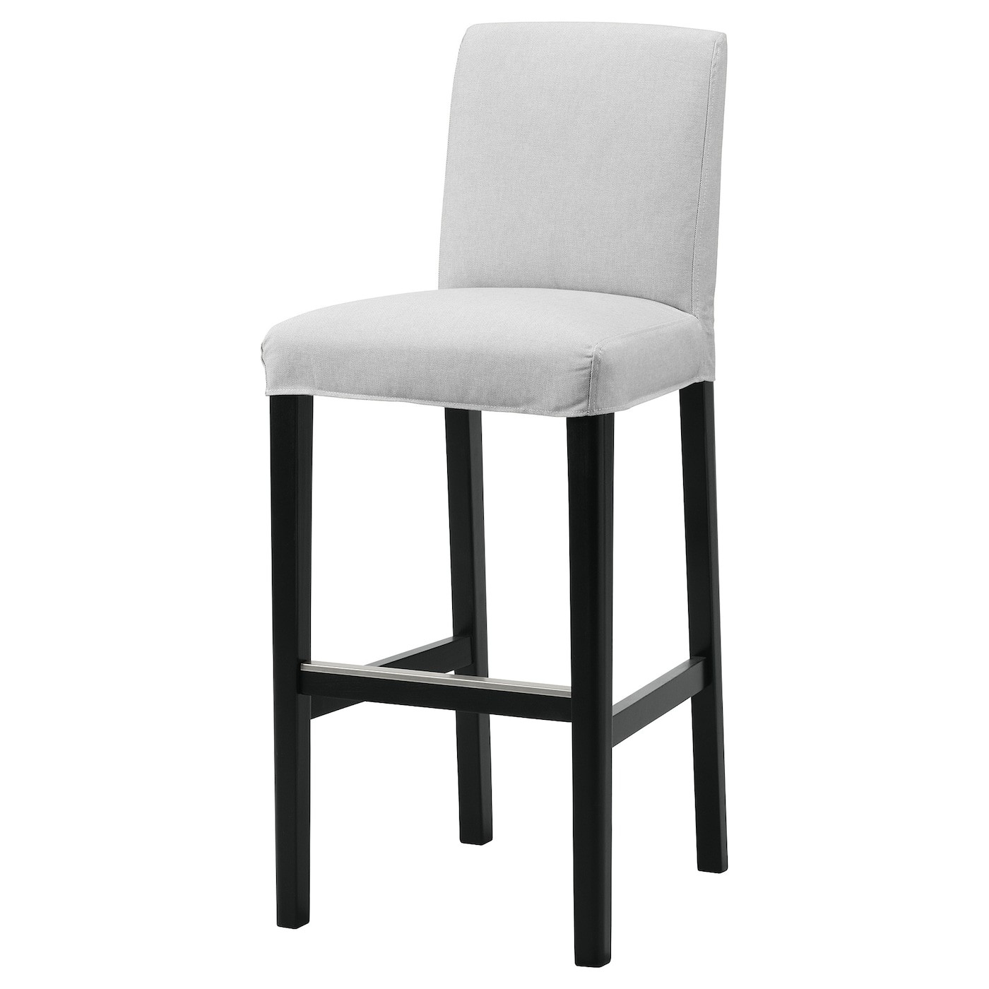 BERGMUND Bar stool with backrest