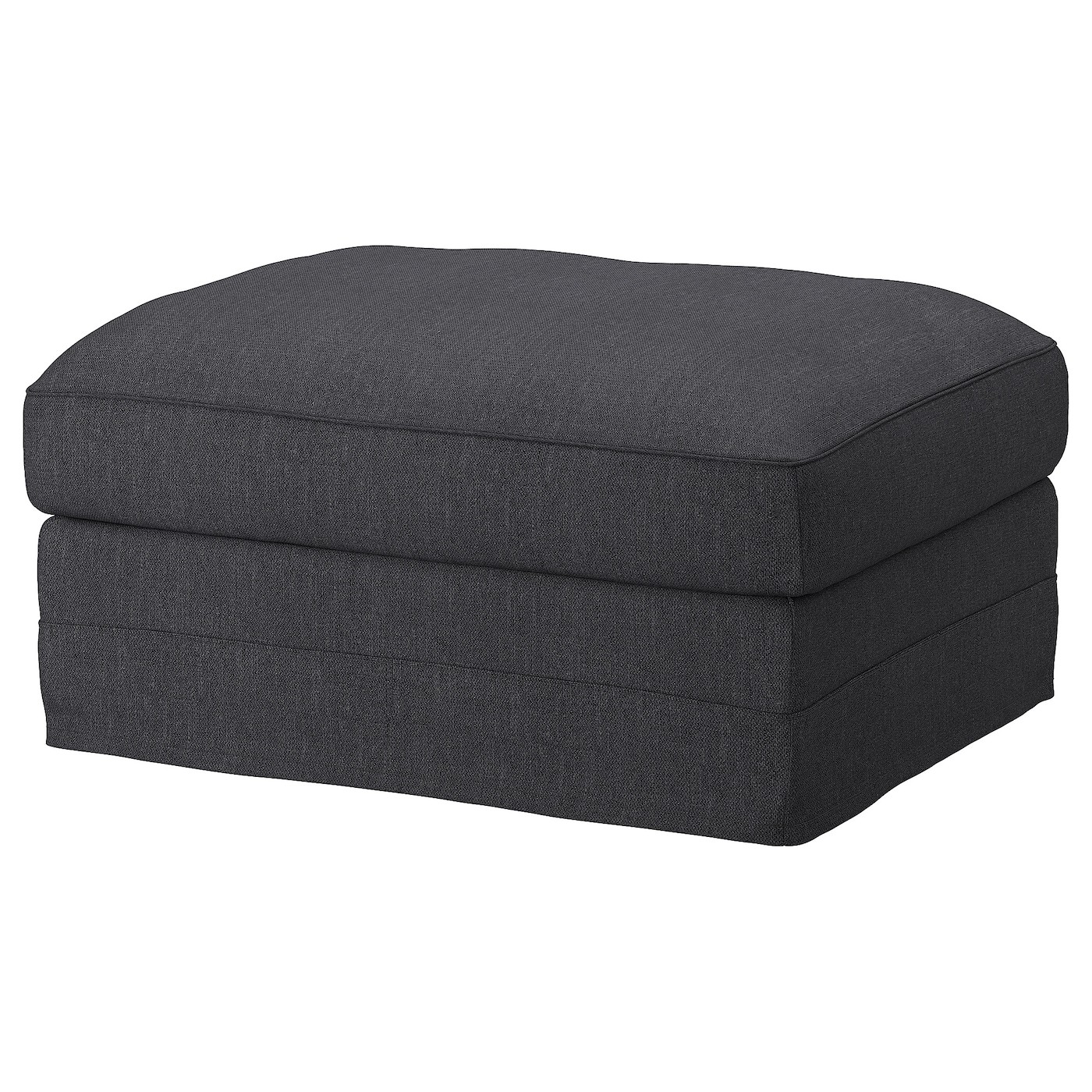 GRÖNLID Footstool with storage