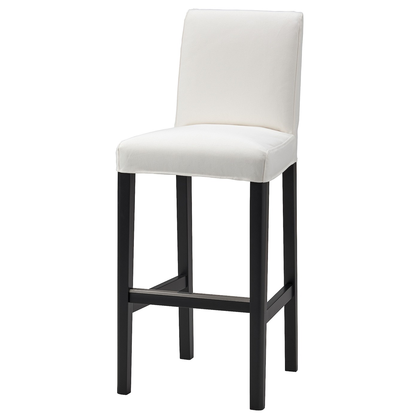 BERGMUND Bar stool with backrest