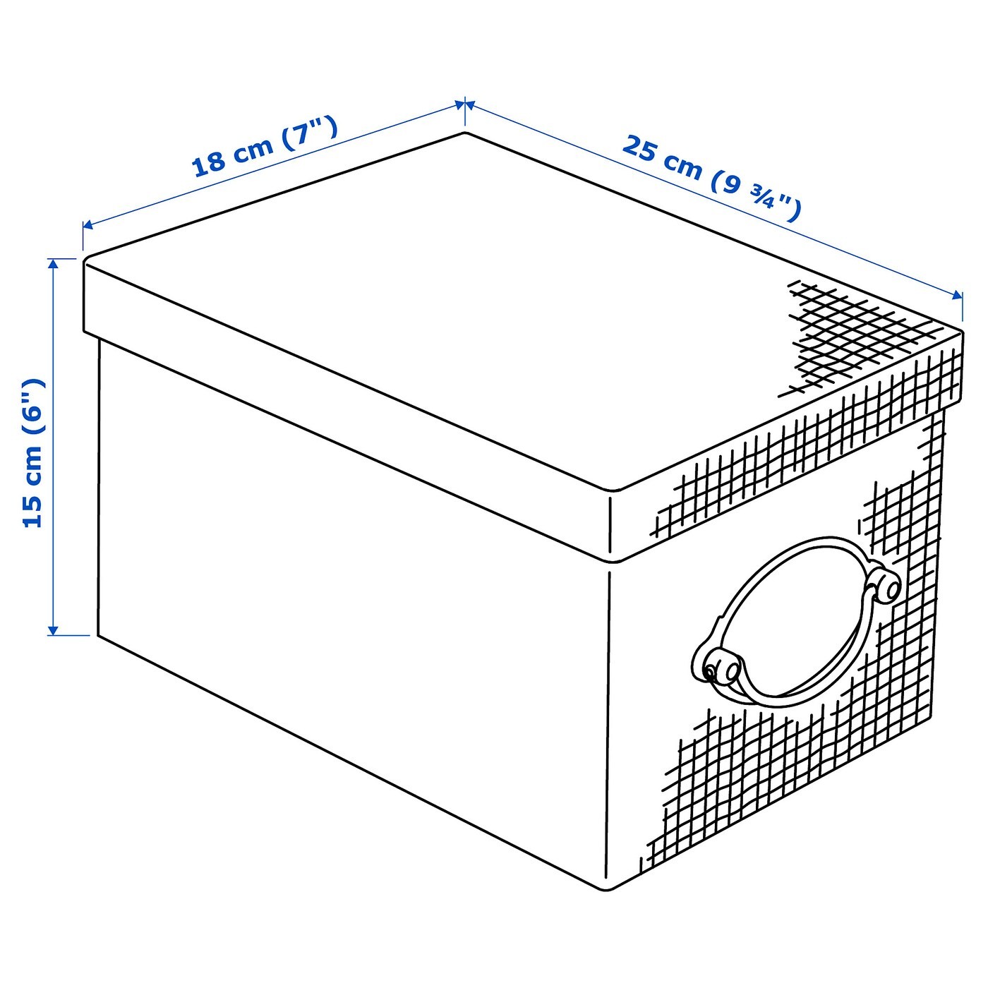 KVARNVIK Storage box with lid