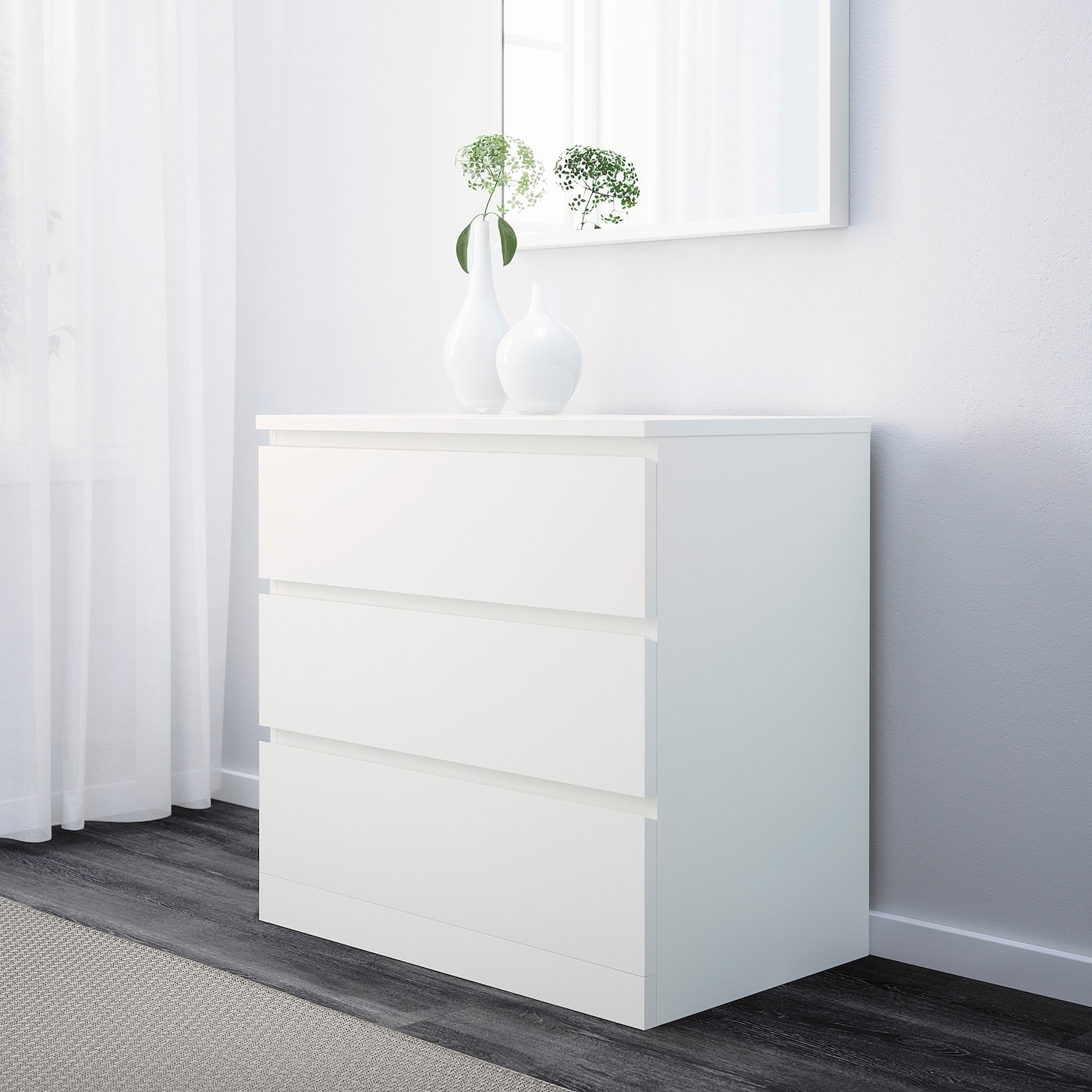 MALM Chest of 3 drawers