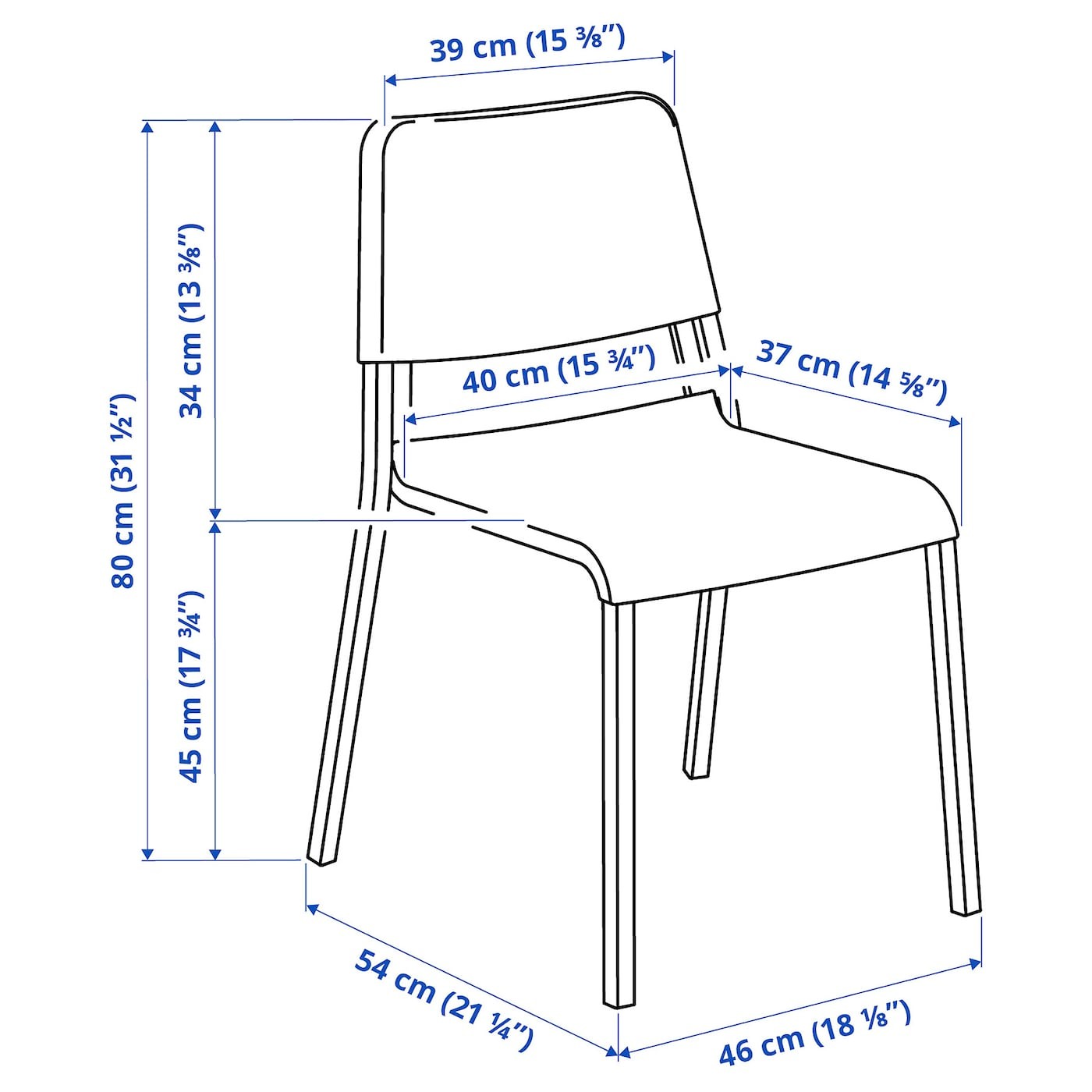 MELLTORP / TEODORES Table and 2 chairs