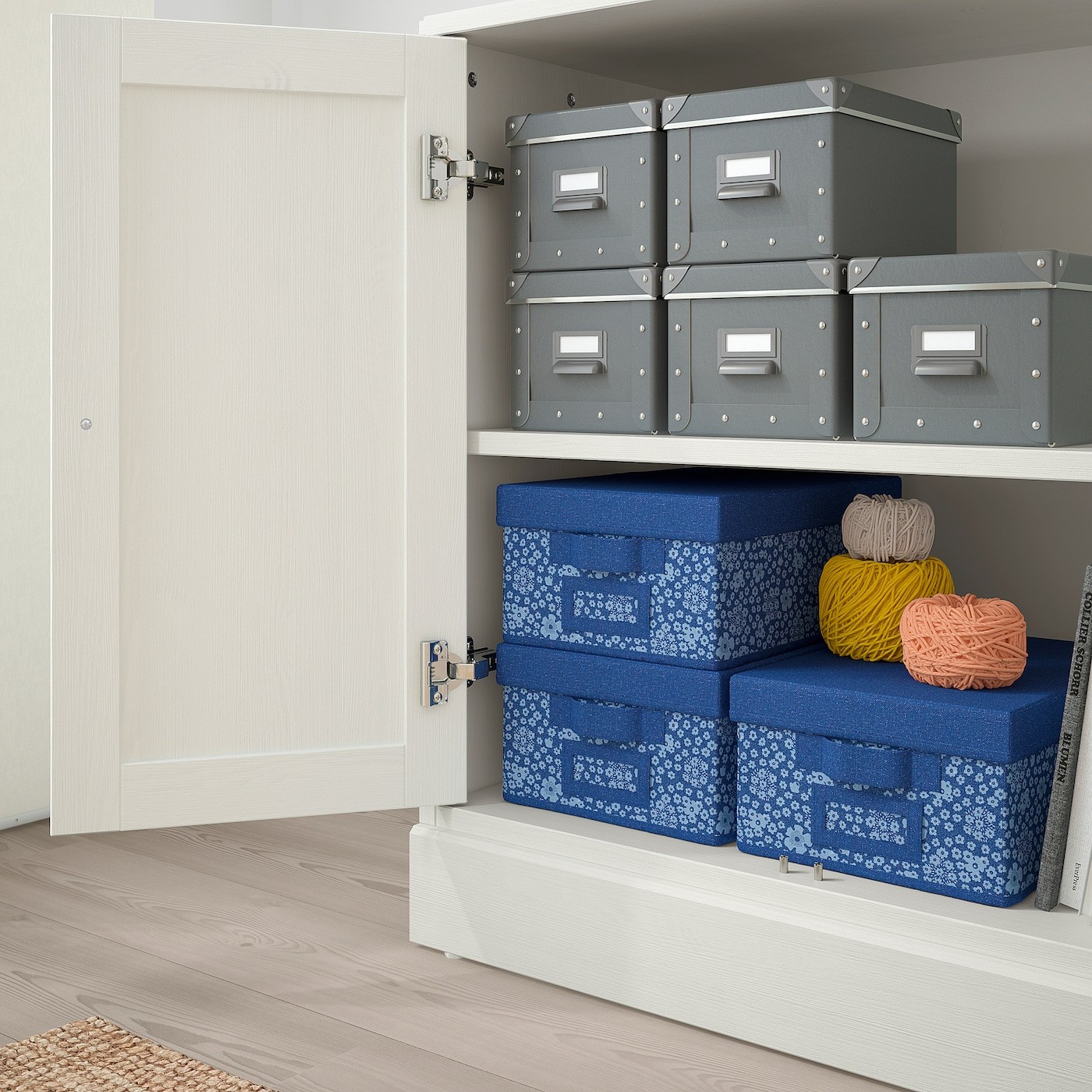 HAVSTA Storage combination w glass-doors