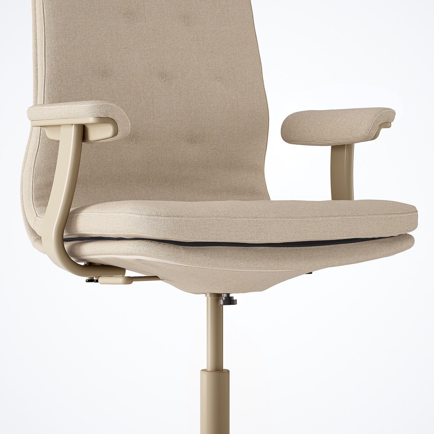 MULLFJÄLLET Conference chair with castors