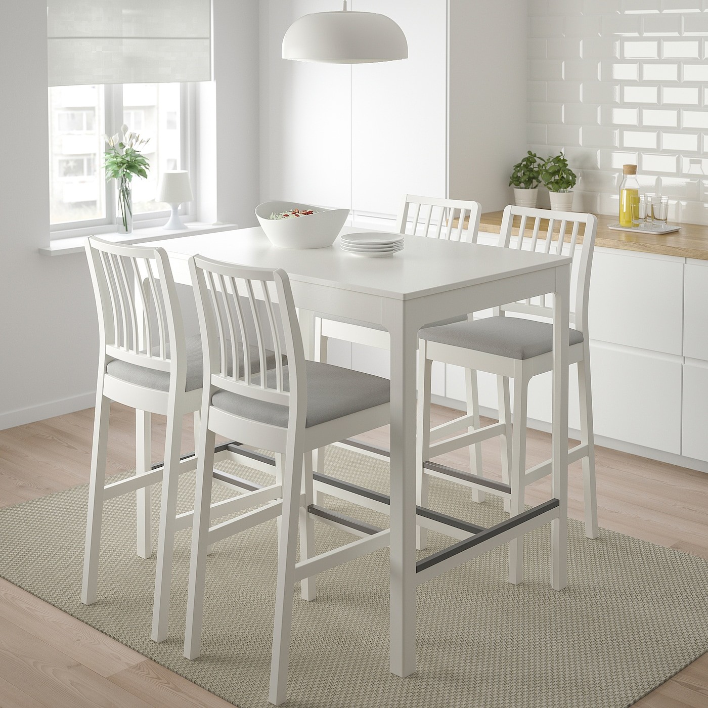 EKEDALEN / EKEDALEN Bar table and 4 bar stools