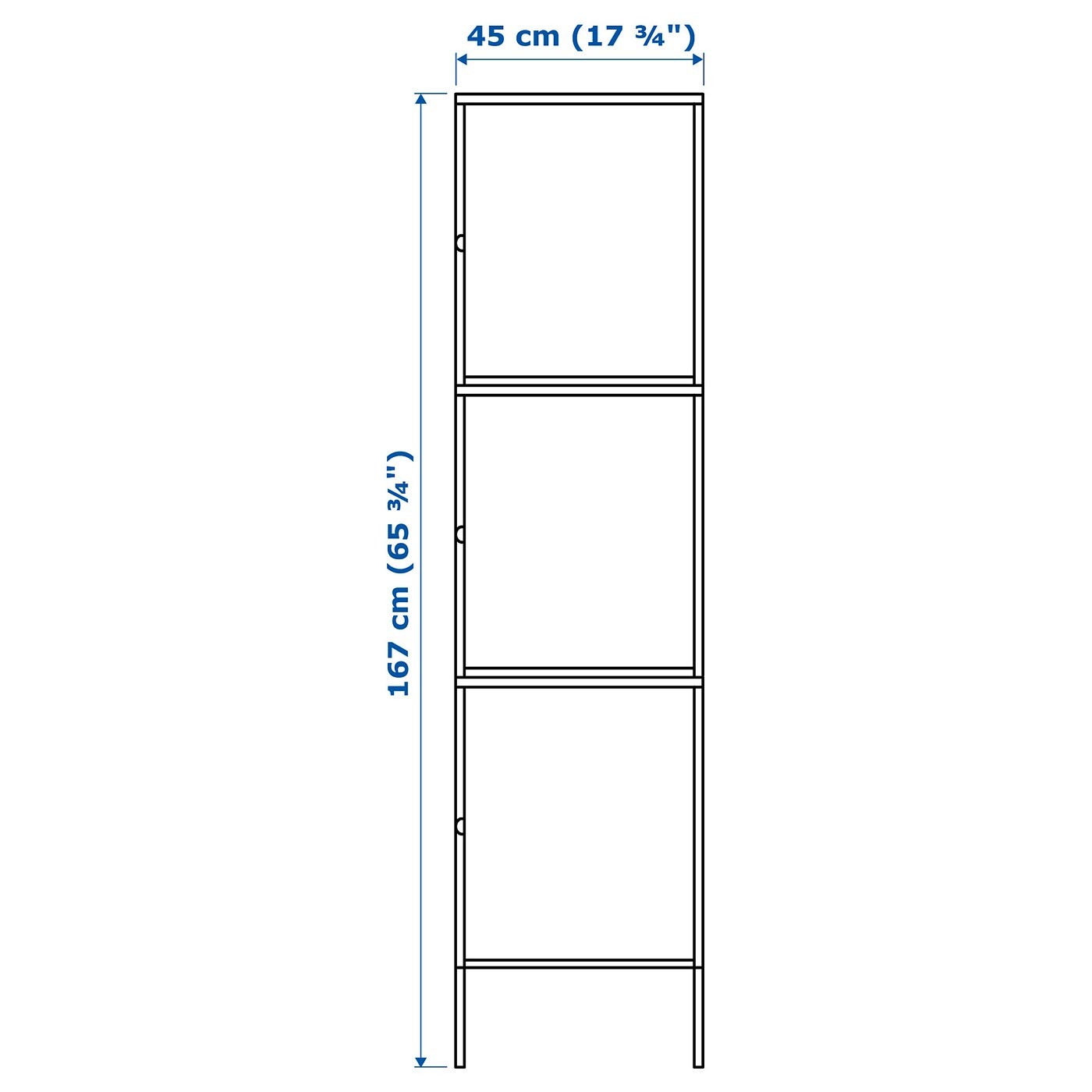 HÄLLAN Storage combination with doors