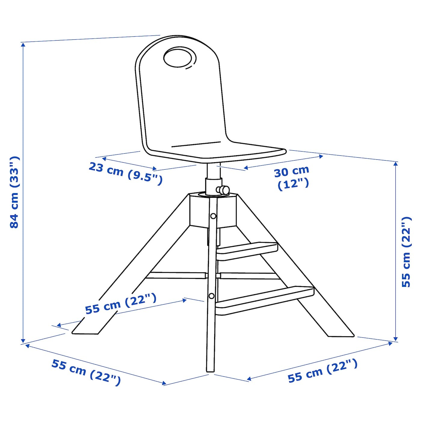 GRÅVAL Junior chair