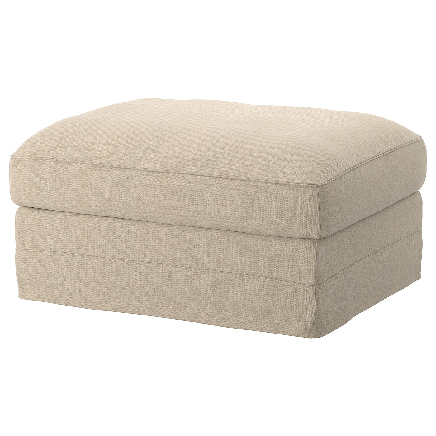 GRÖNLID Cover for footstool with storage