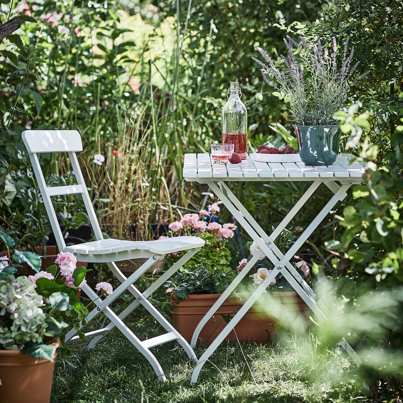 MÄLARÖ Table+2 chairs, outdoor