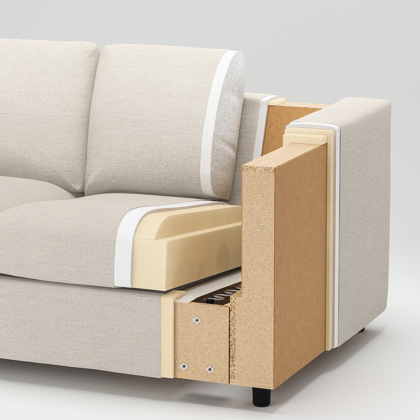 VIMLE U-shaped sofa, 6 seat