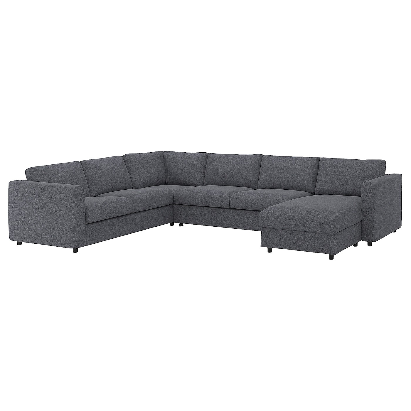 VIMLE Cvr crnr sofa-bed 5-seat w chs lng