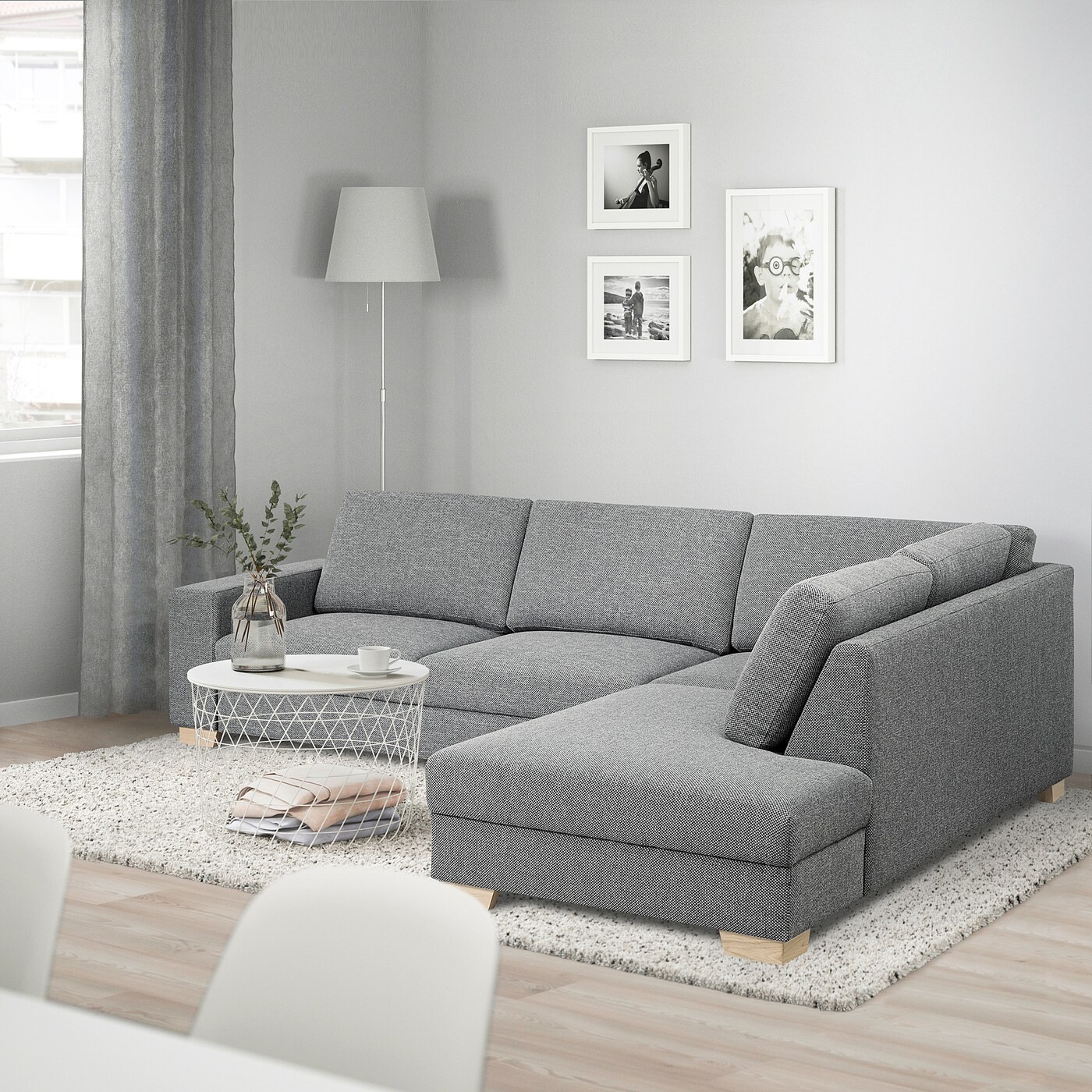 SÖRVALLEN Corner sofa, 4-seat