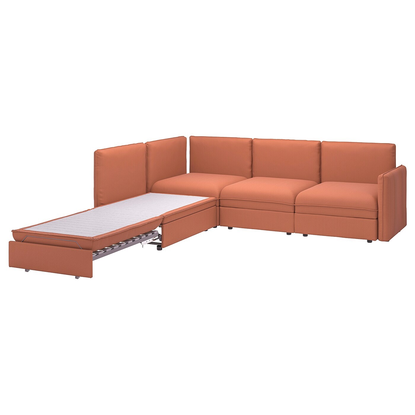 VALLENTUNA Modular corner sofa 3-seat+sofa-bed