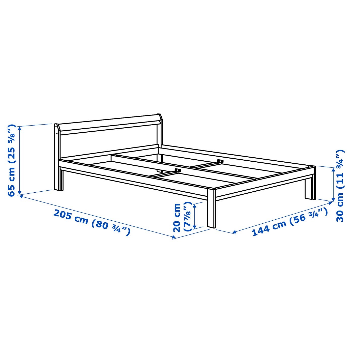 NEIDEN Bed frame