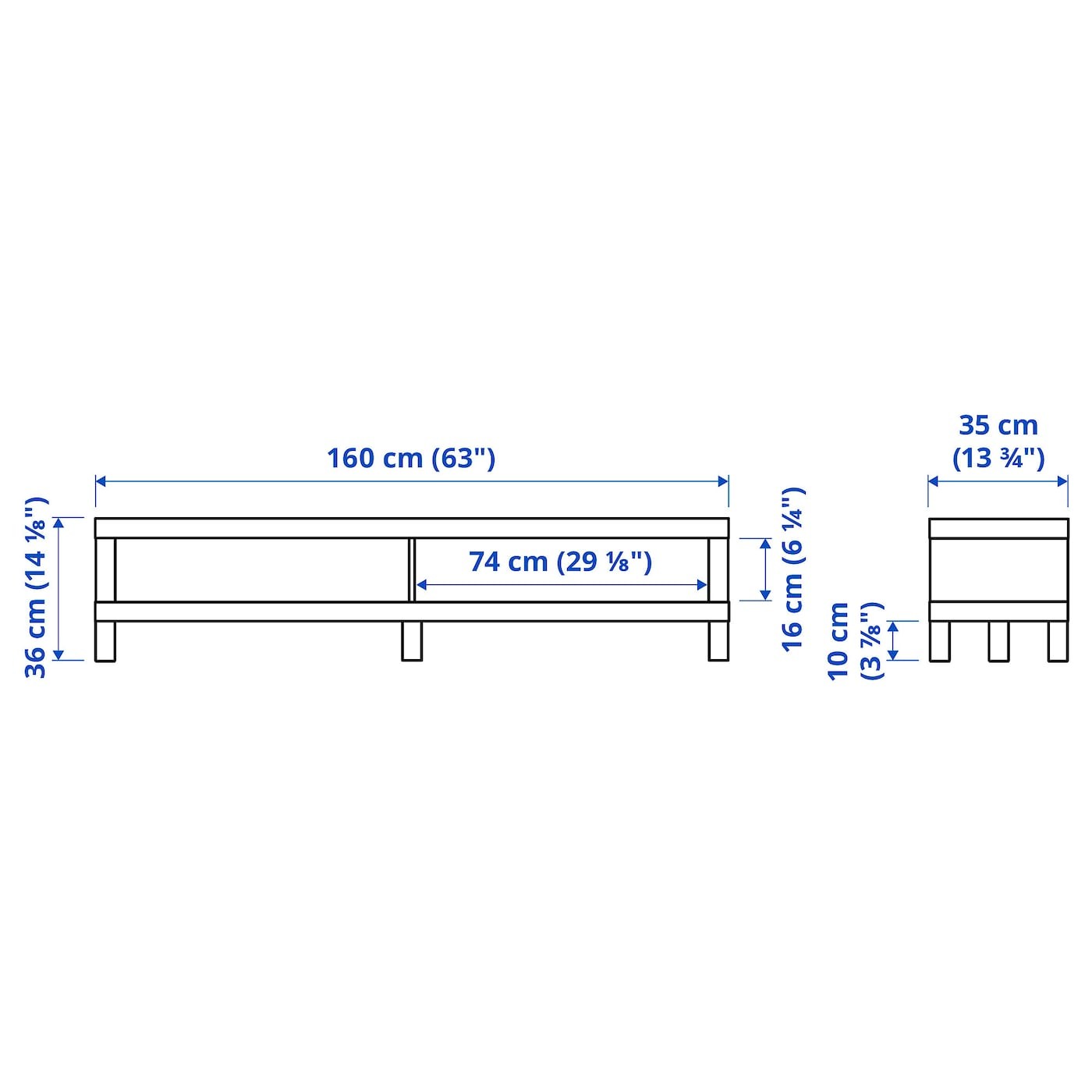 LACK TV bench