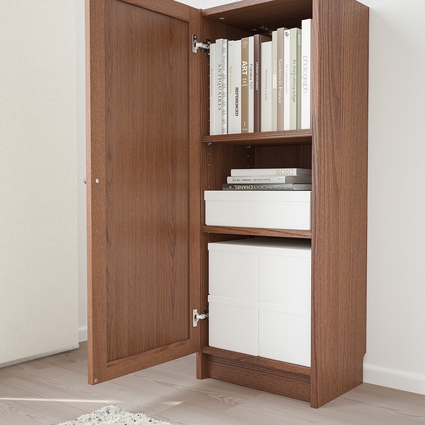 BILLY / OXBERG Bookcase with door