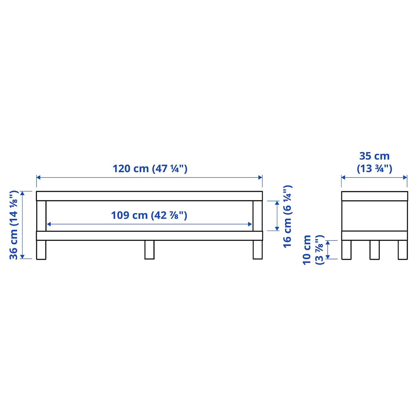 LACK TV bench