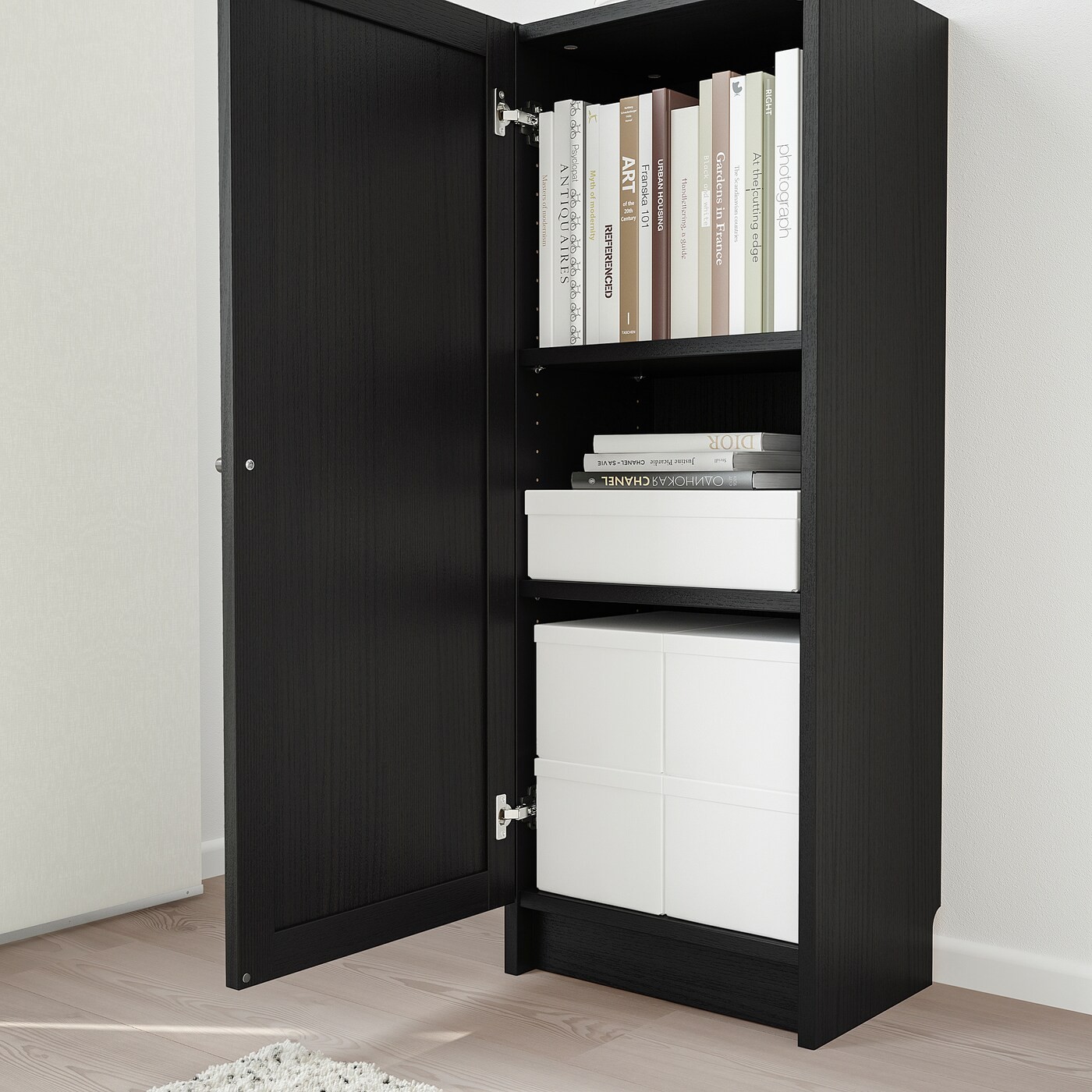 BILLY / OXBERG Bookcase with door