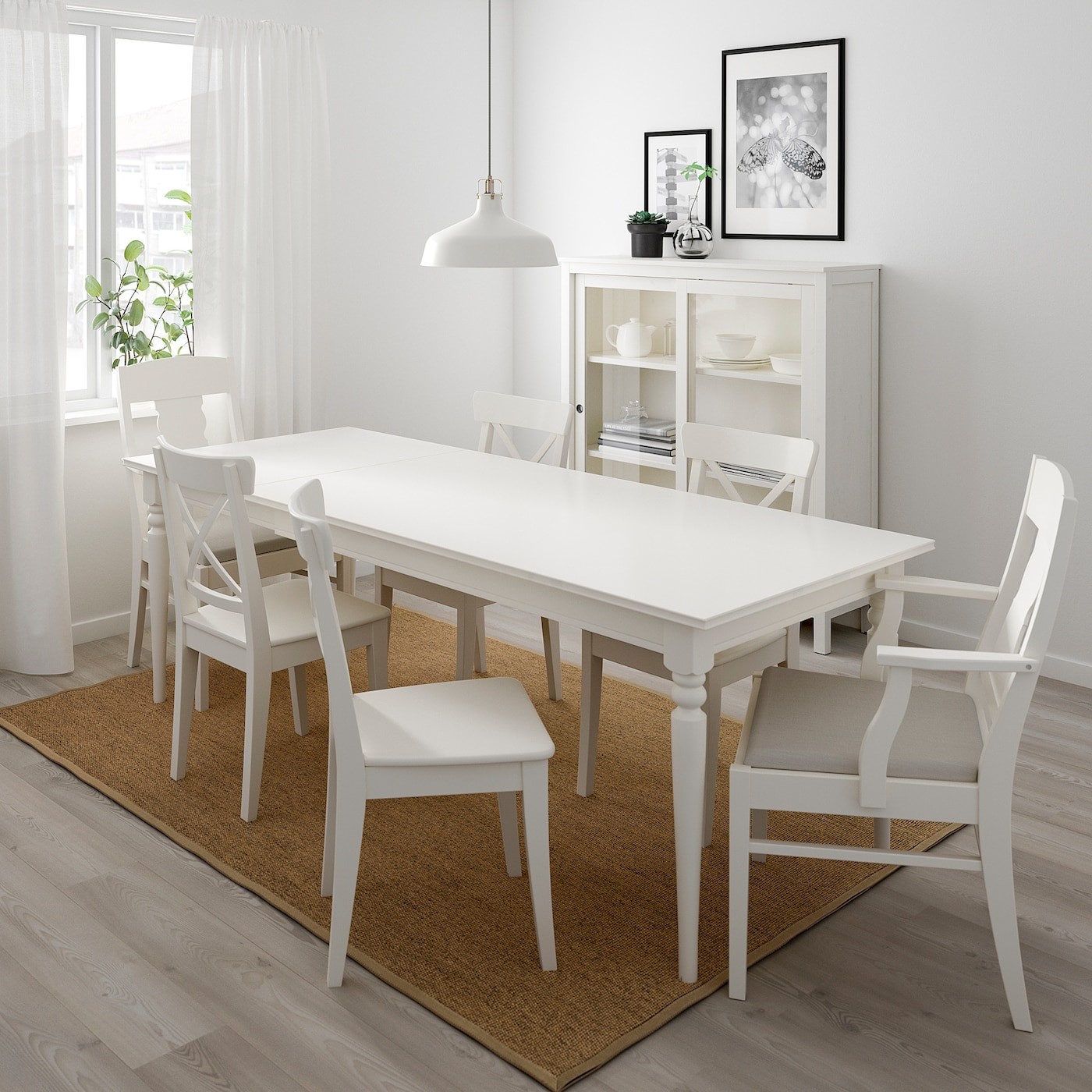 INGATORP / INGOLF Table and 6 chairs