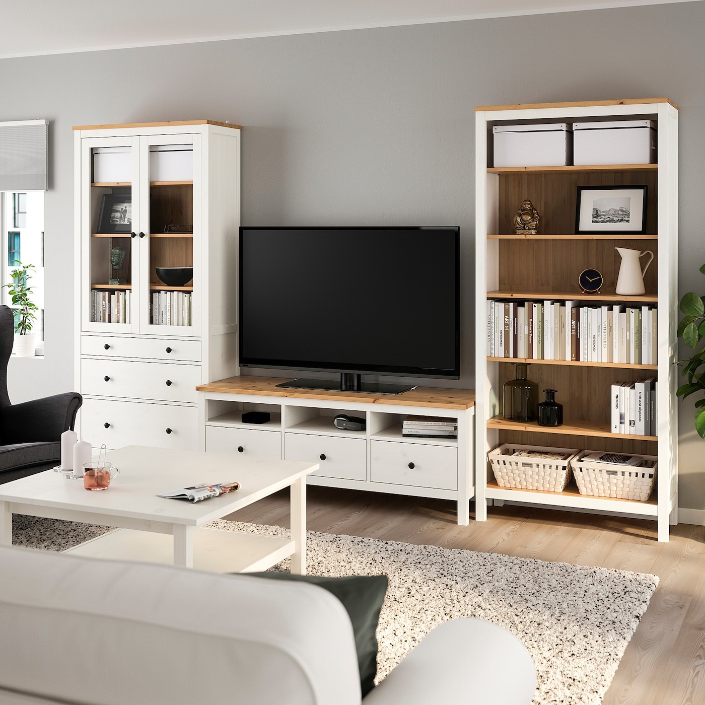 HEMNES TV storage combination