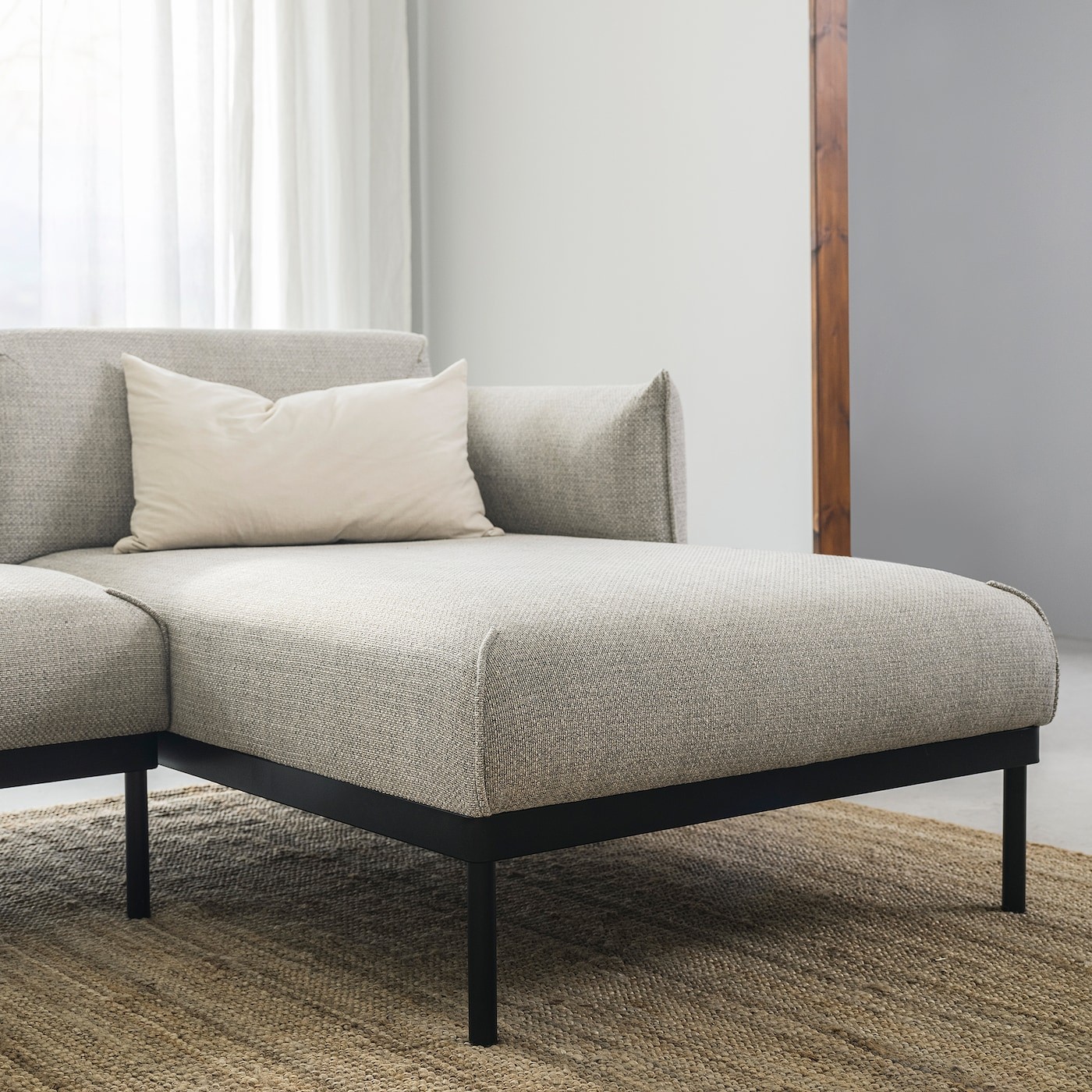 ÄPPLARYD 3-seat sofa with chaise longue