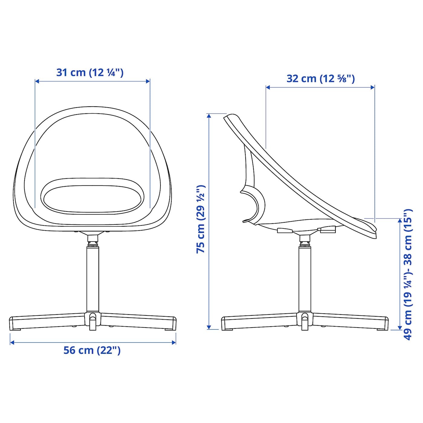 LOBERGET / SIBBEN Children's desk chair